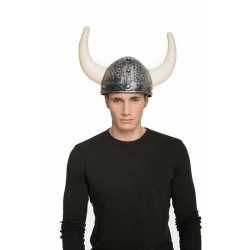 Wikinger-Helm Grau 60 cm Erwachsene