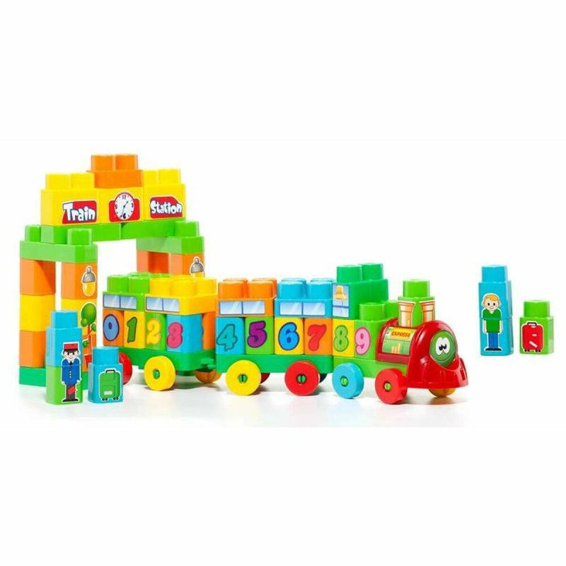 Lastwagen mit Bausteinen Moltó Train Station (70 pcs)