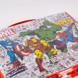 Papierwaren-Set Marvel Aktentasche Rot