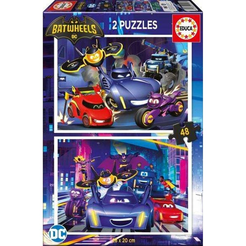 Set mit 2 Puzzeln Educa Batwheels