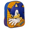 Schulrucksack 3D Sonic Orange Blau 25 x 31 x 9 cm