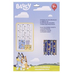 Papierwaren-Set Bluey 16 Stücke Blau