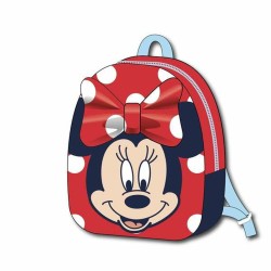 Schulrucksack Minnie Mouse Rot 18 x 22 x 8 cm