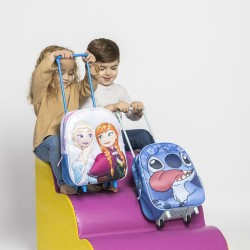Schulrucksack mit Rädern Frozen Blau 25 x 31 x 10 cm