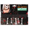 Halsband Weiß Halloween Knochen