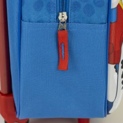 Schulrucksack mit Rädern The Paw Patrol Blau 25 x 31 x 10 cm