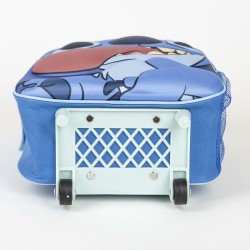 Schulrucksack mit Rädern Stitch Blau 25 x 31 x 10 cm