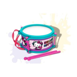 Trommel Hello Kitty Blau Rosa 16 cm