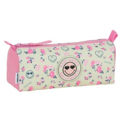 Allzwecktasche Smiley World Garden Rosa Weiß (21 x 8 x 7 cm)