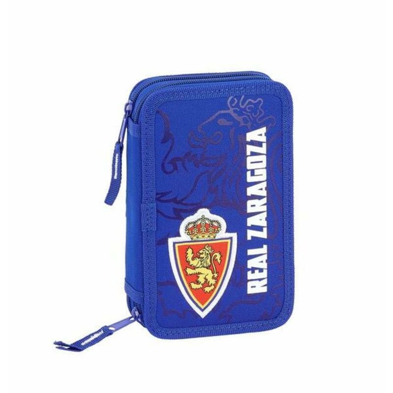 Doppel-Federtasche Real Zaragoza Blau (28 pcs)