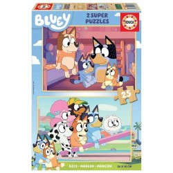 Set mit 2 Puzzeln Bluey 25... (MPN S2429433)