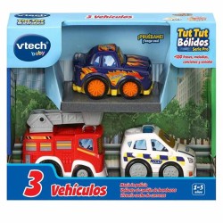 Spielset Fahrzeuge Vtech 8 x 9 x 5,5 cm 3 Stücke