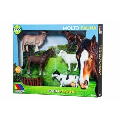 Set Tiere vom Bauernhof Moltó 6 Stücke Kunststoff