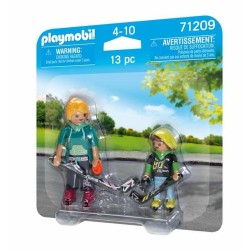 Playset Playmobil 71209 13 Stücke Hockeyspieler Duo