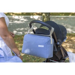 Organizer-Tasche für Kinderwagen Mi bollito Blau 15 x 24 x 40 cm