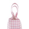 Organizer-Tasche für Kinderwagen Mi bollito Rosa Vichy 10 x 35 x 35 cm