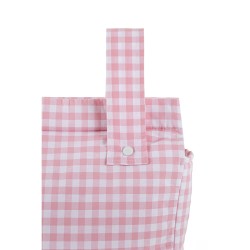 Organizer-Tasche für Kinderwagen Mi bollito Rosa Vichy 10 x 35 x 35 cm