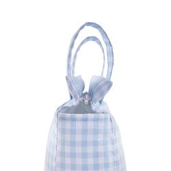 Organizer-Tasche für Kinderwagen Mi bollito Blau Vichy 10 x 35 x 35 cm