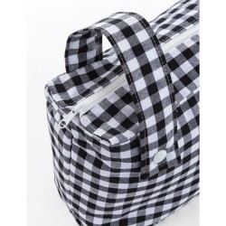 Organizer-Tasche für Kinderwagen Mi bollito Schwarz Vichy 15 x 18 x 45 cm