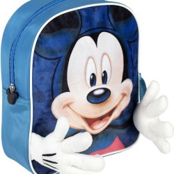 Schulrucksack Mickey Mouse Blau (25 x 31 x 1 cm)