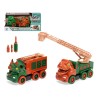 Baufahrzeuge Abschlepplastwagen Dinosaurier 31 x 16 cm