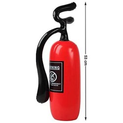 Spielzeug-Feuerlöscher 53 cm Aufblasbar Rot