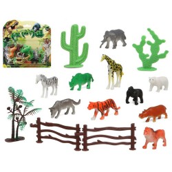 Set wilde Tiere Dschungel 15 Stücke