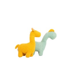 Plüschtier Crochetts Bebe Gelb Dinosaurier Giraffe 30 x 24 x 10 cm 2 Stücke