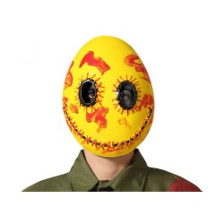 Maske Smile Halloween Gelb