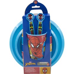 Kindergeschirr-Set Spider-Man CZ11313 Kunststoff (5 Stücke)