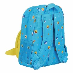 Kinderrucksack Baby Shark Hellblau