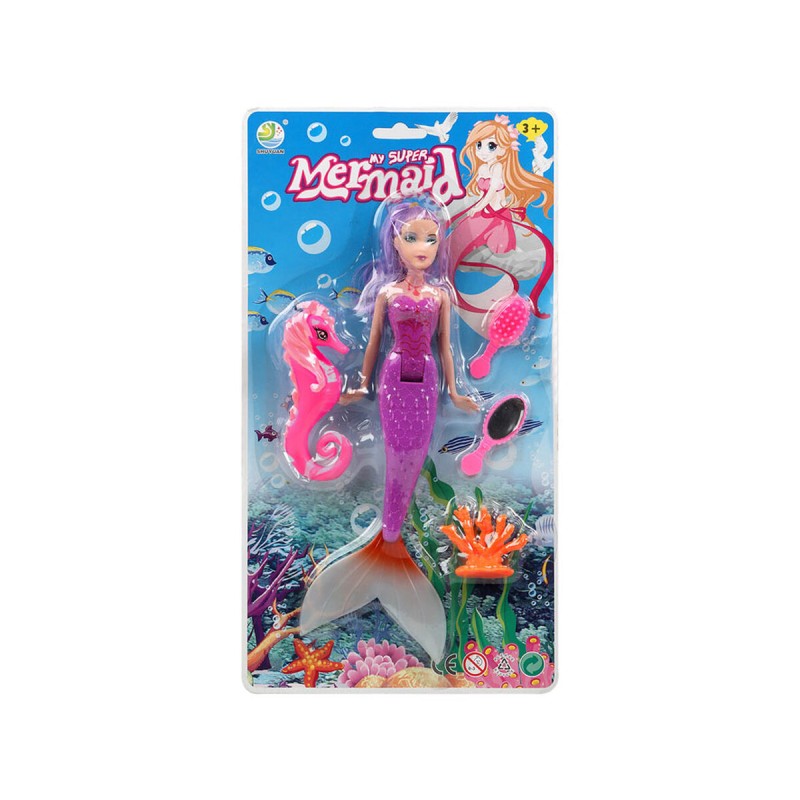 Meeresjungfrau Puppe My super Mermaid 32 x 17 cm