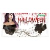 Halsband Totenkopf Halloween Schwarz