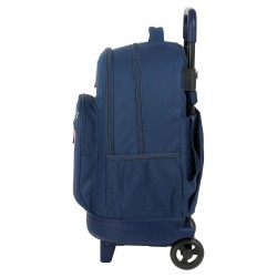 Schulrucksack mit Rädern Munich Spike Marineblau