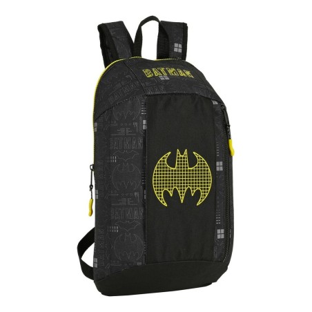 Lässiger Rucksack Batman Comix Schwarz Gelb (22 x 39 x 10 cm)