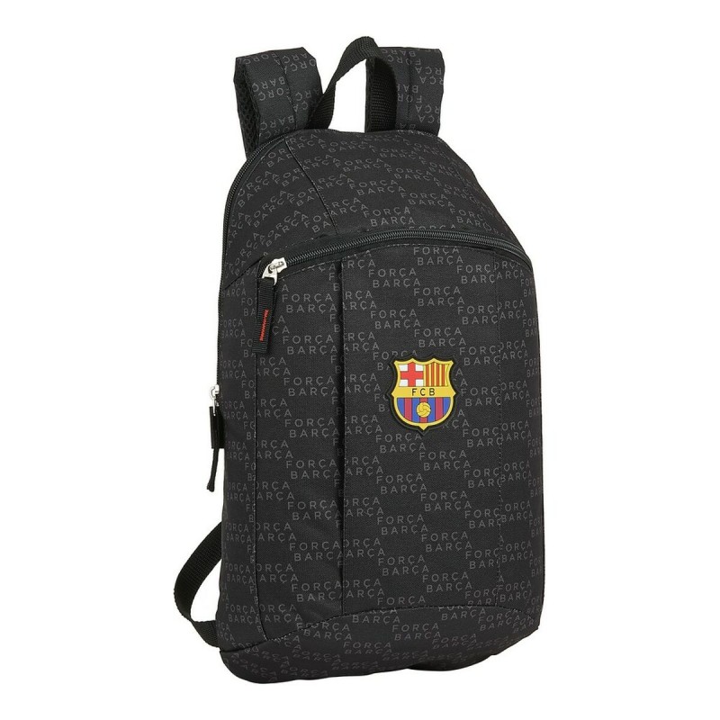 Lässiger Rucksack F.C. Barcelona Força Barça Schwarz (22 x 39 x 10 cm)