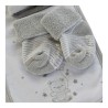 Set Lätzchen und Babyschuhe DKD Home Decor 0-6 Monate Baumwolle