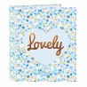 Ringbuch Moos Lovely Blau A4 27 x 33 x 6 cm