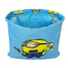 Rucksacktasche mit Bändern Minions Minionstatic Blau 26 x 34 x 1 cm