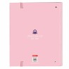 Ringbuch Benetton Vichy A4 Rosa (27 x 32 x 3.5 cm)