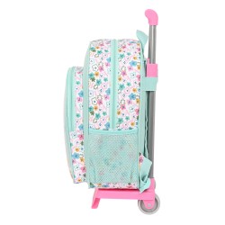 Schulrucksack mit Rädern Peppa Pig Cosy corner Blau 26 x 11 x 67 cm