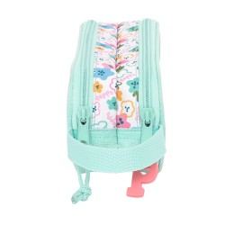 Zweifaches Mehrzweck-Etui Peppa Pig Cosy corner Hellblau (21 x 8 x 6 cm)