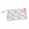 Dreifaches Mehrzweck-Etui Peppa Pig Cosy corner Hellblau (22 x 12 x 3 cm)