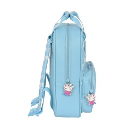 Kinderrucksack Peppa Pig Baby Hellblau (20 x 28 x 8 cm)