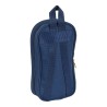 Rucksack mit Federtaschen Harry Potter Magical Braun Marineblau (12 x 23 x 5 cm) (33 Stücke)