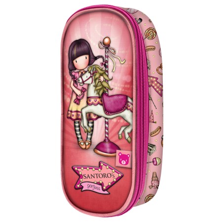 Schulmäppchen Gorjuss Carousel Lachsfarben (10 x 23 x 6 cm)