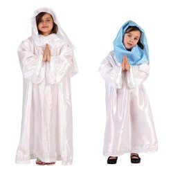 Verkleidung für Kinder DISFRAZ VIRGEN 2 ST. 10-12 Weiß Weihnachten 10-12 Jahre Jungfrau (10-12 Months)
