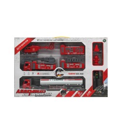 Spielset Fahrzeuge Fire Rescue 54 x 34 cm