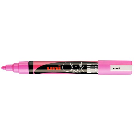 Flüssige Kreidemarker Uni-Ball PWE-5M Rosa (6 Stücke)