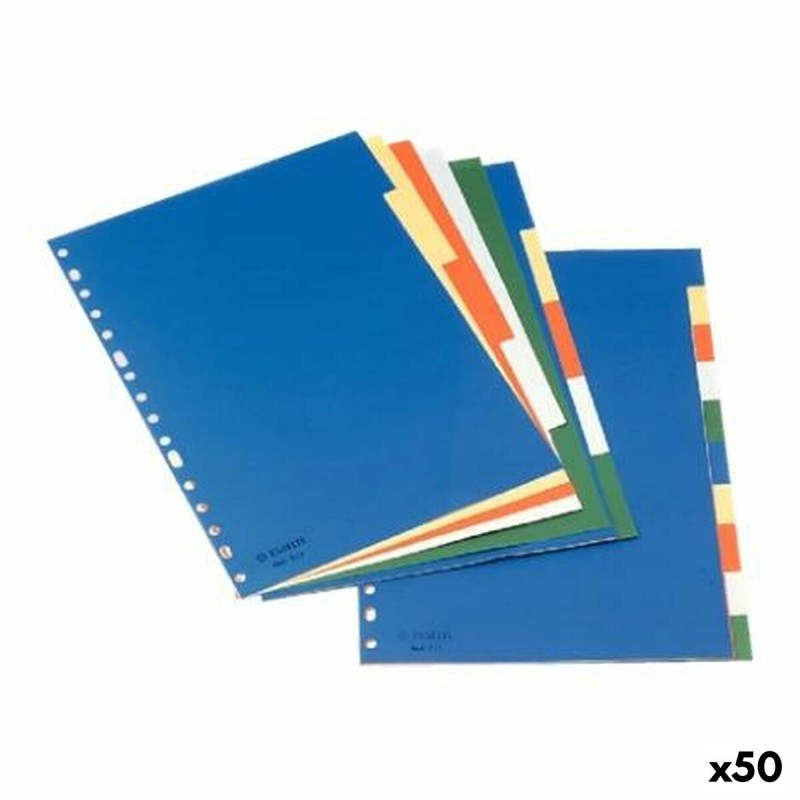 Set Distanzstücke Esselte Bunt A4 10 Blatt (50 Stück)